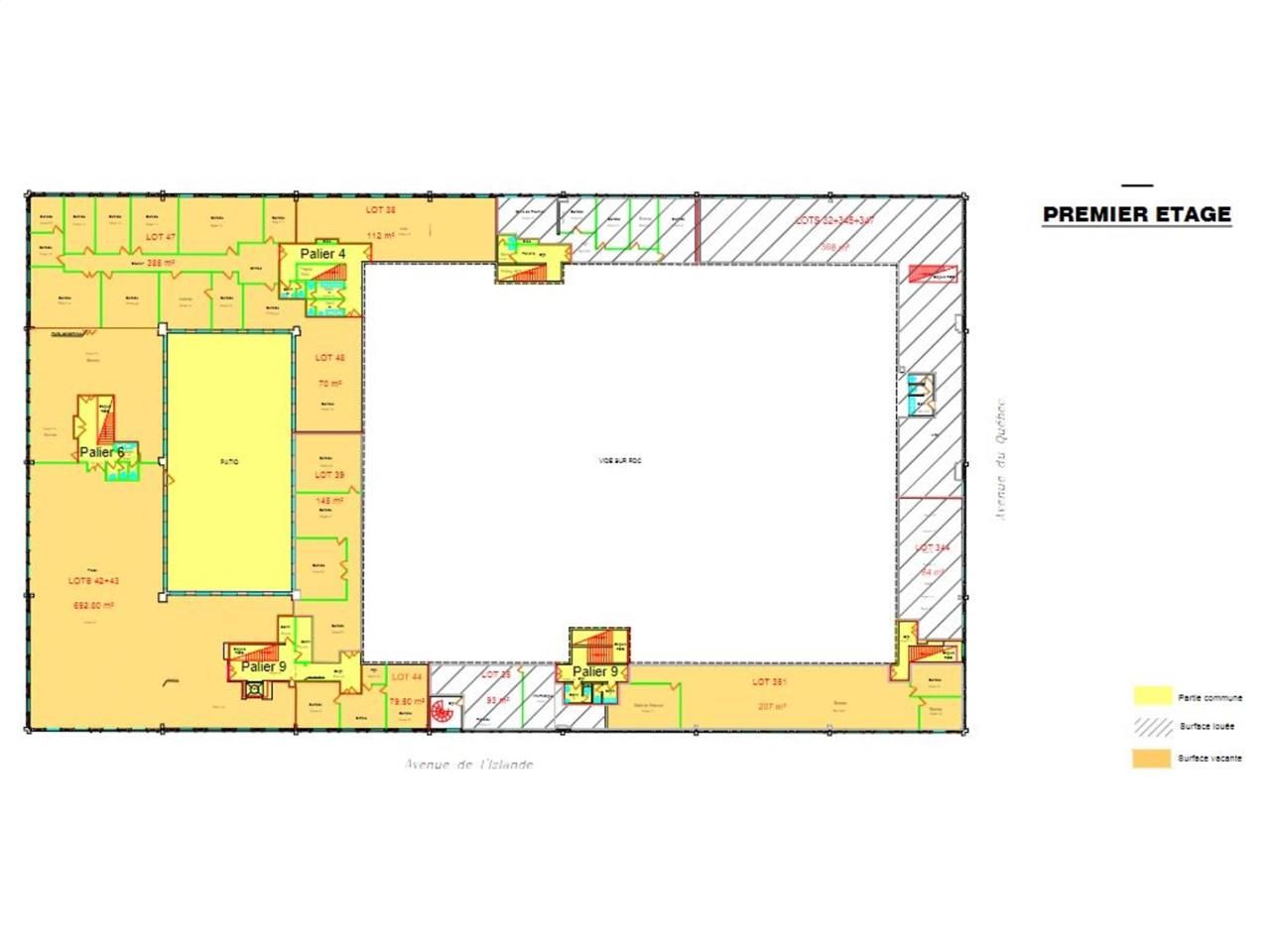 Nous vous proposons à la location des bureaux et 