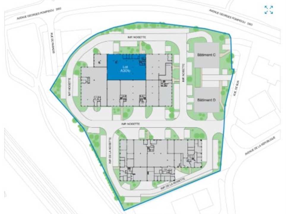 Location bureaux 2812 m² divisibles à partir de 66 m²