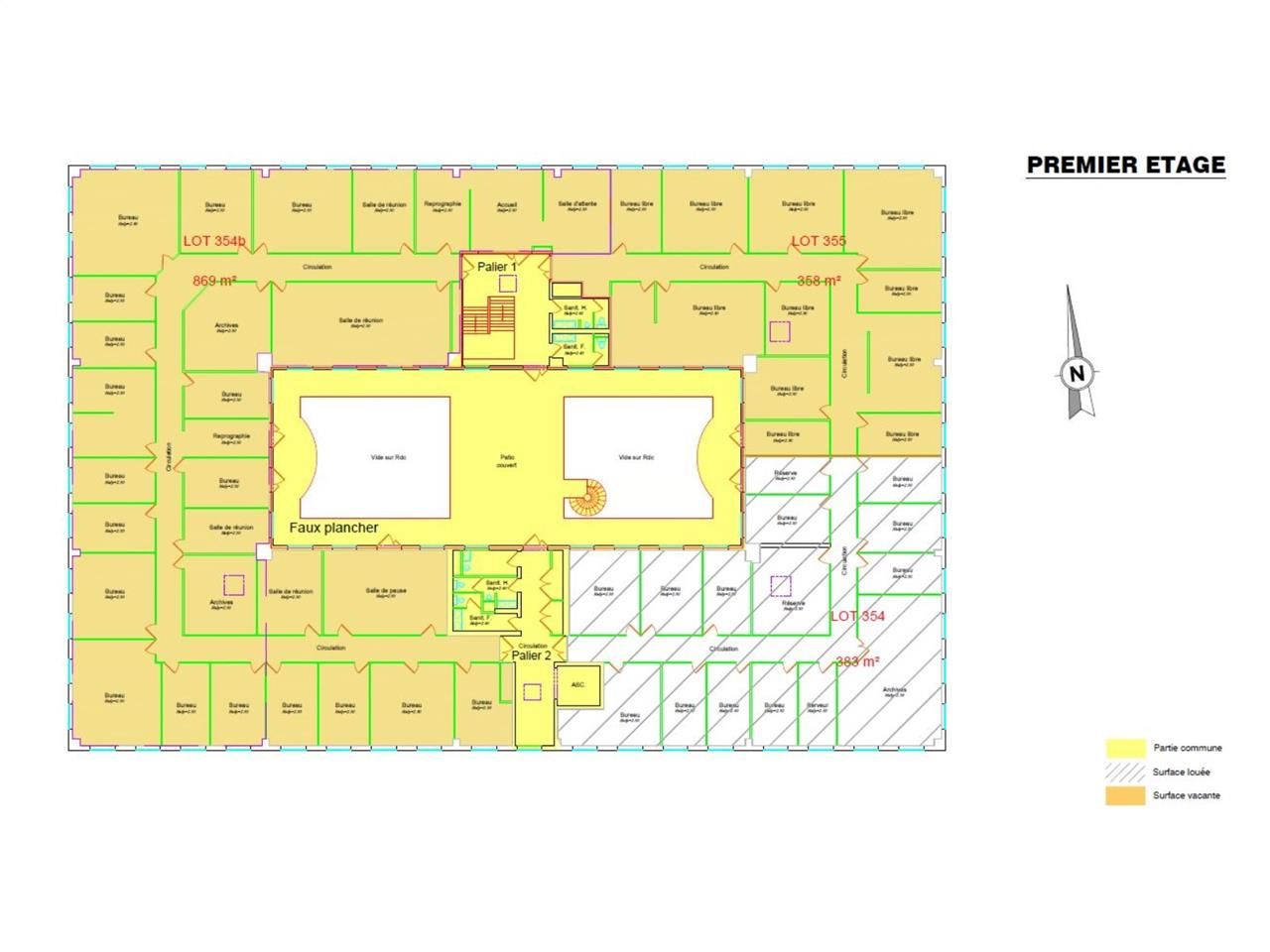 Nous vous proposons à la location des bureaux d'u