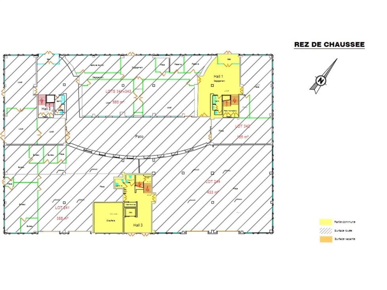 Nous vous proposons à la location plusieurs surfa