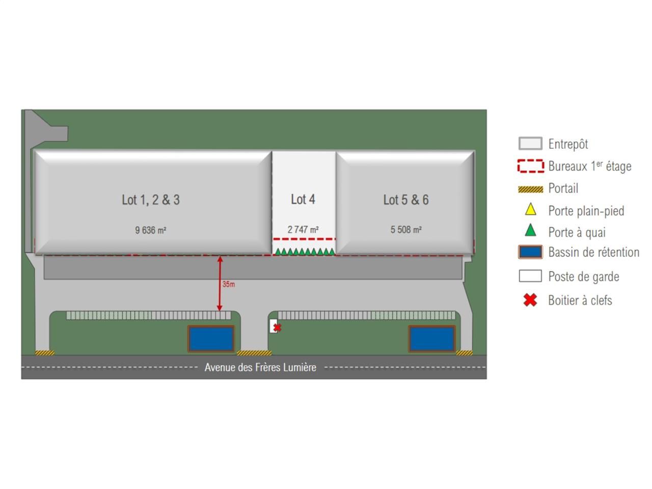 Nous vous proposons à la location un entrepôt log