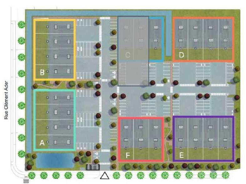Vente entrepots 6357 m² divisibles à partir de 381 m²