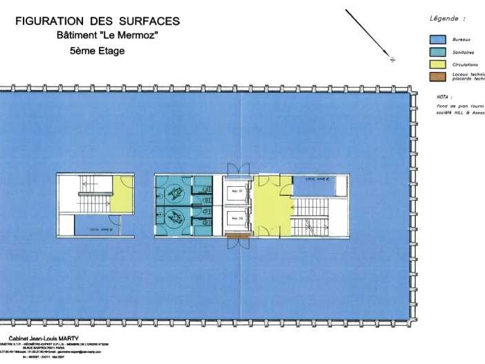 Location bureaux 1559 m² divisibles à partir de 515 m²