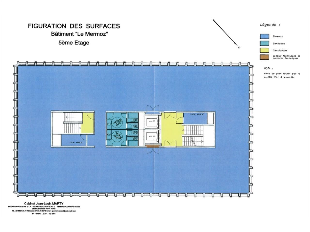 A louer, bureaux à Vélizy-Villacoublay.  Au sein 
