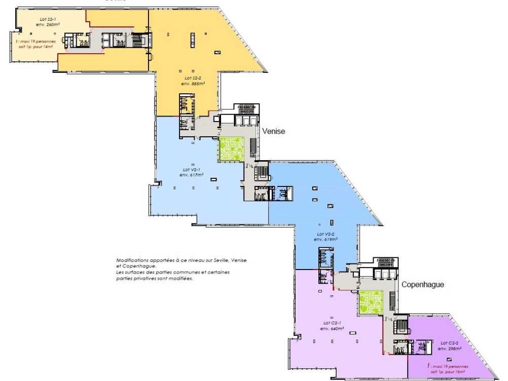 Location bureaux 3784 m² divisibles à partir de 337 m²