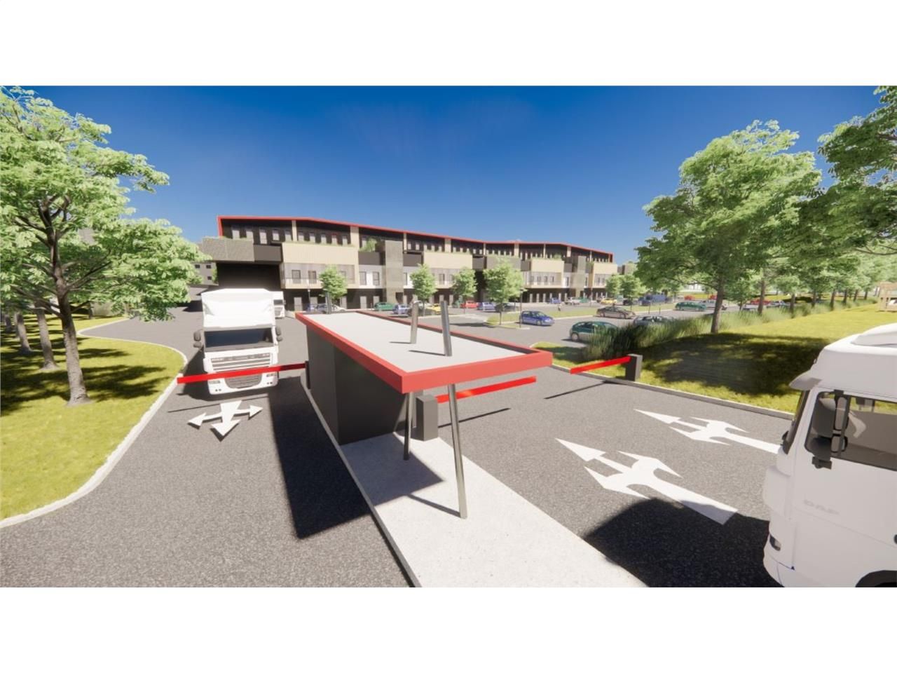 Situés à Trappes, ces locaux d'activité avec bure