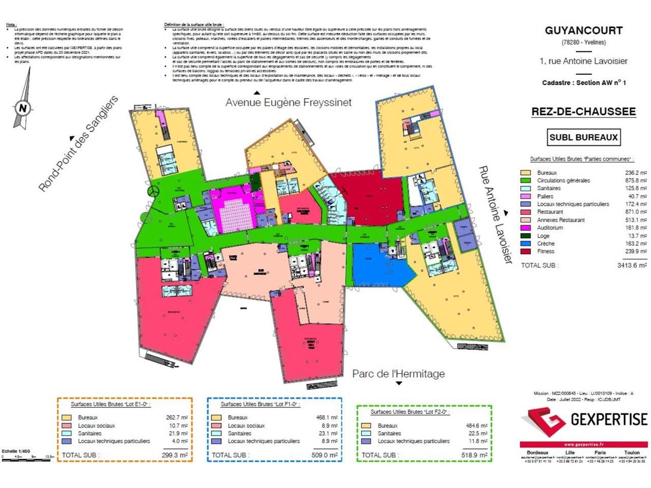 Bureaux neufs à louer à Guyancourt.  Nous proposo
