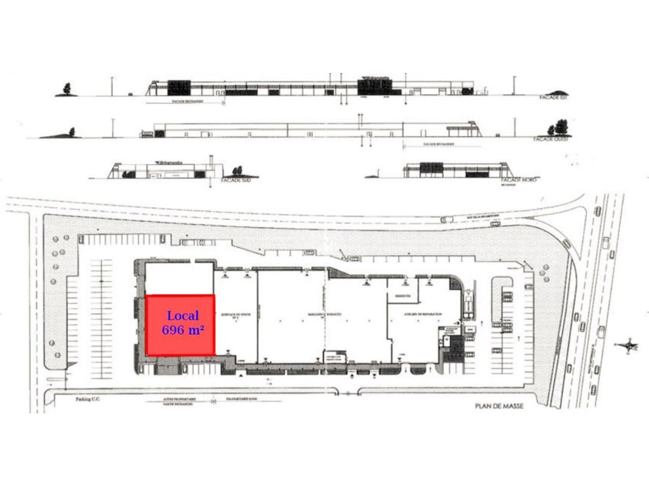 Situé à Coignières, ce local commercial à louer d