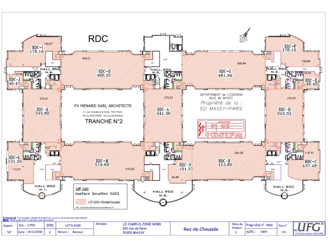 Situé en plein coeur de Massy, au 102 Avenue de P