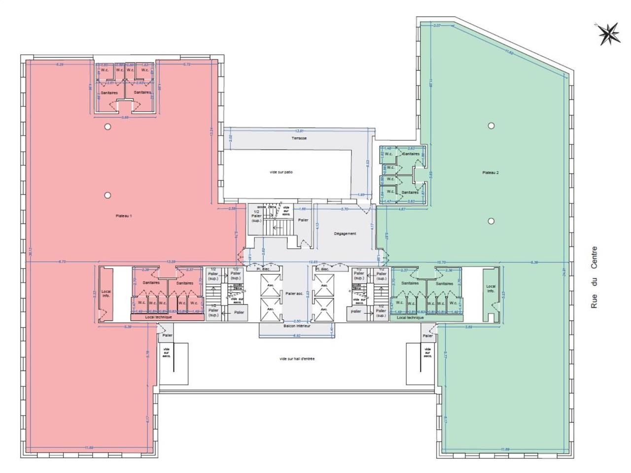 Nous vous proposons à louer des bureaux à Montign