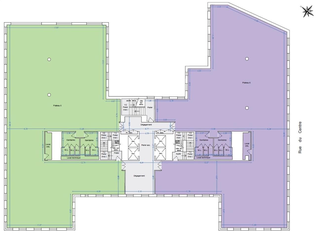 Nous vous proposons à louer des bureaux à Montign