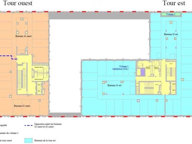 Location bureaux 2494 m² divisibles à partir de 246 m²