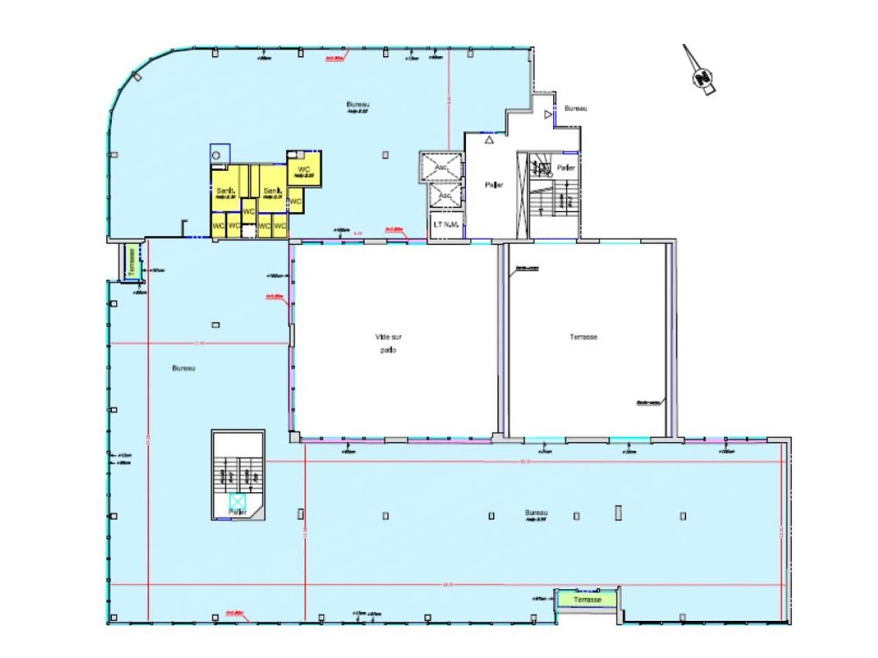 A louer, bureaux à Vélizy (78).  Au sein du pôle 