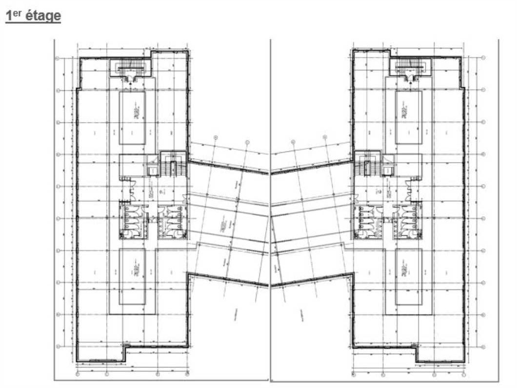 Vente bureaux 6070 m² divisibles à partir de 1657 m²