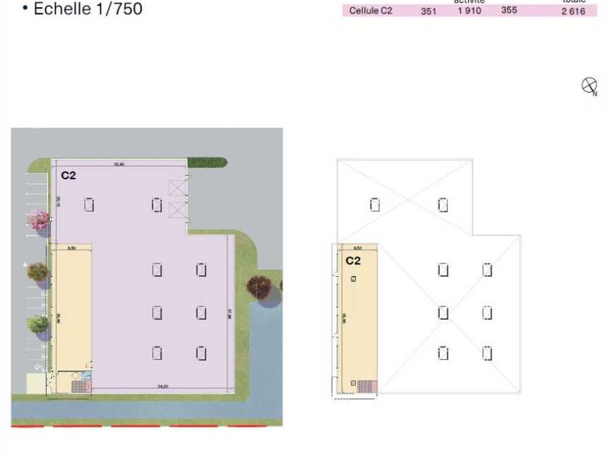 Vente entrepots 7874 m² divisibles à partir de 1511 m²