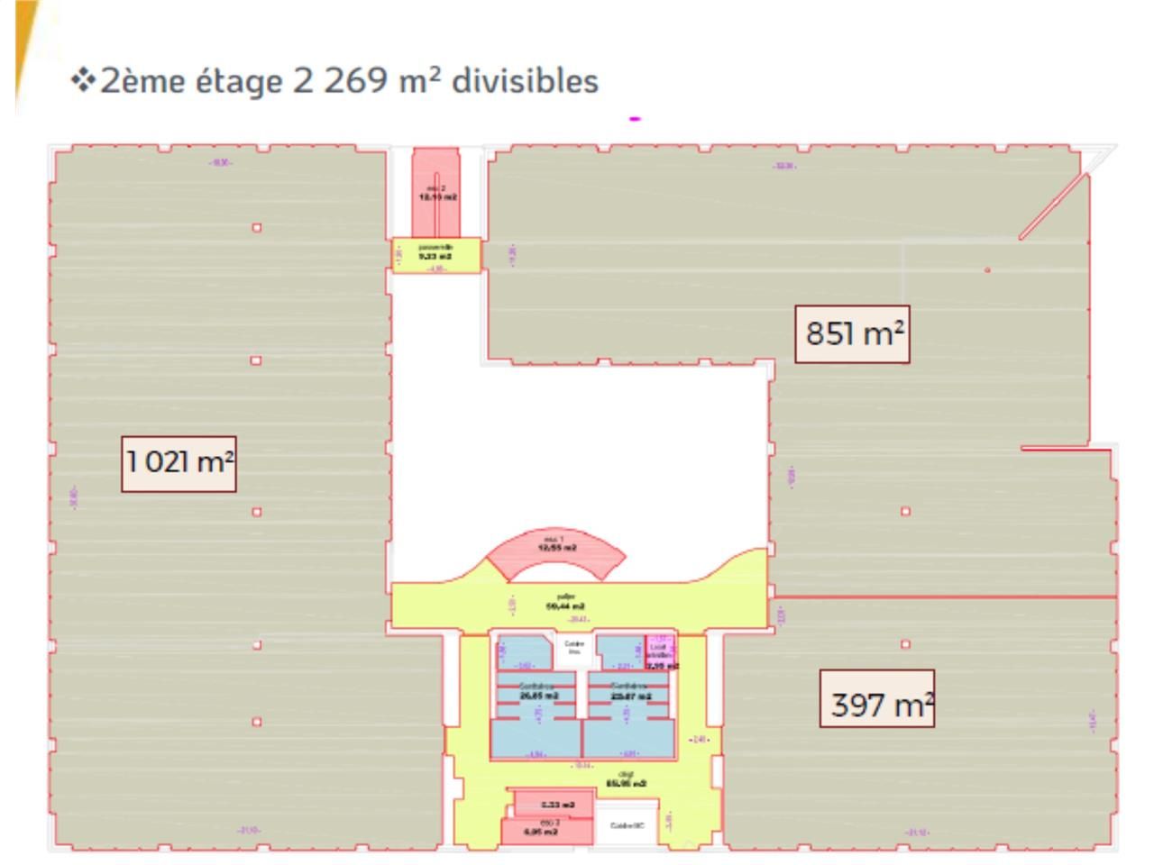 Situés au coeur d'un environnement tertiaire dyna