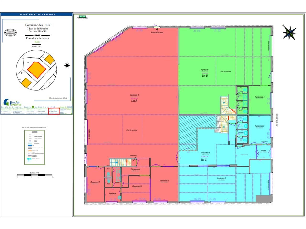 Immeuble indépendant à la location - 877 m² - Cou