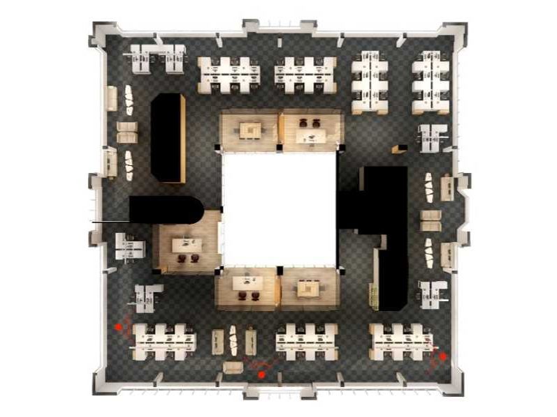 Location bureaux 4484 m² divisibles à partir de 1121 m²