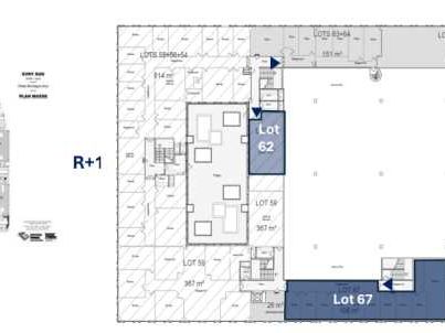 Location entrepots 276 m² non divisibles