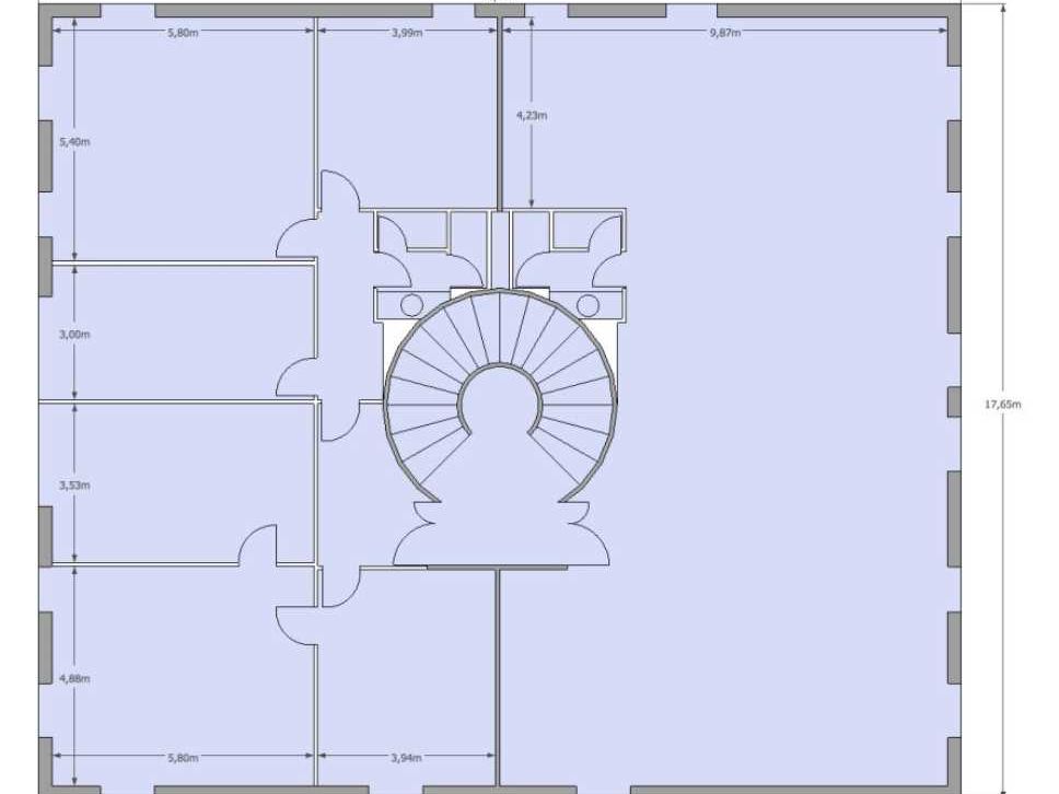 Location bureaux 165 m² non divisibles