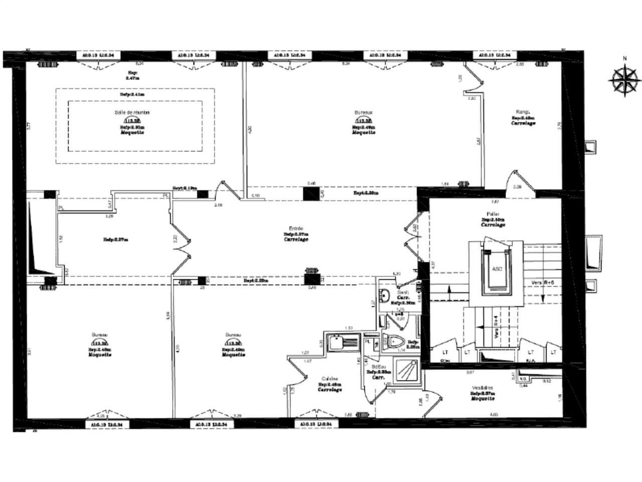 À louer : bureaux rénovés d'une surface de 133 m²