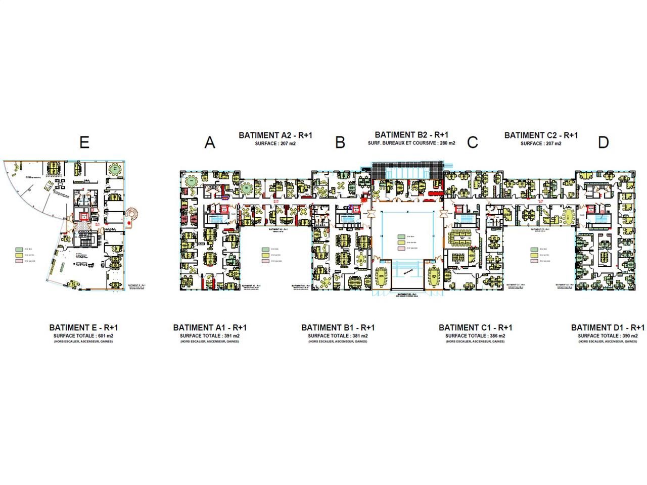 Bureaux à louer à Antony.  En lisière immédiate d