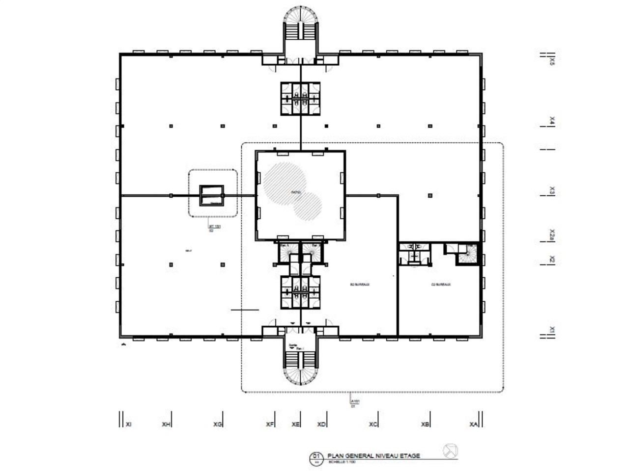 Découvrez ces bureaux d'une surface totale de 2 1