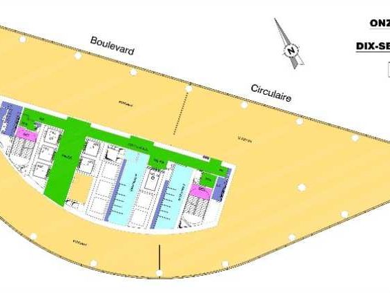 Location bureaux 6046 m² divisibles à partir de 778 m²