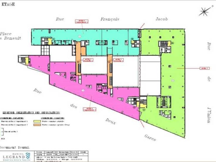 Location bureaux 8825 m² divisibles à partir de 144 m²