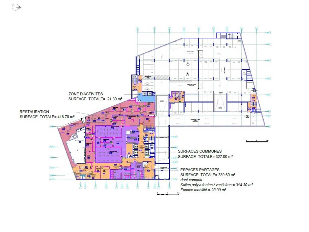 Bureaux à la location dans un immeuble indépendan