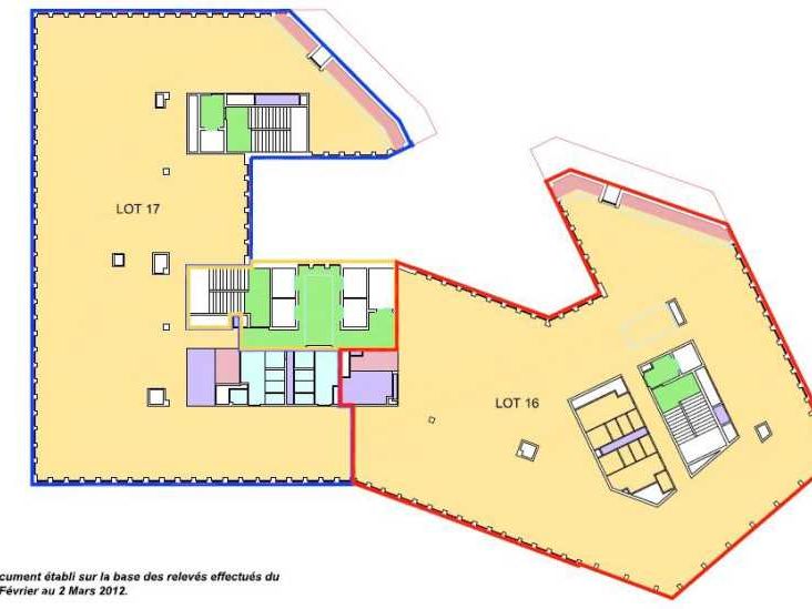 Location bureaux 6777 m² divisibles à partir de 358 m²
