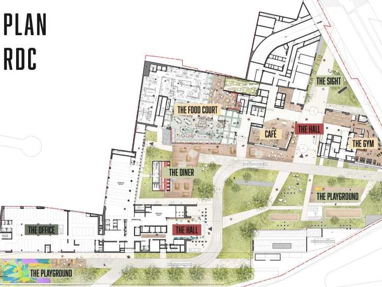 Location bureaux 557 m² non divisibles