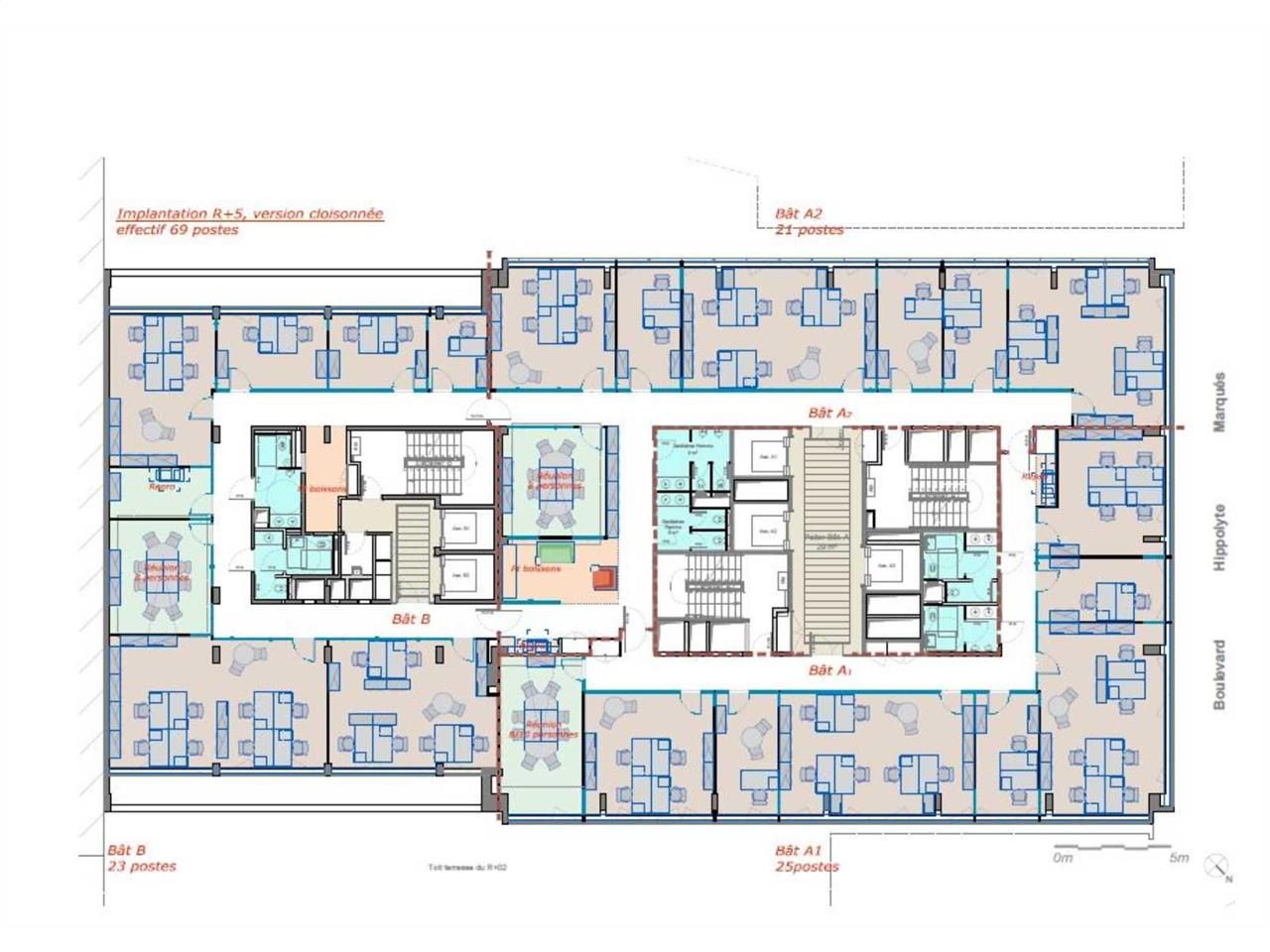 Une surface de bureaux de 400 m² est disponible à