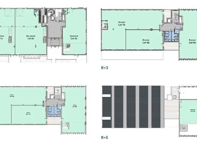 Location bureaux 339 m² non divisibles