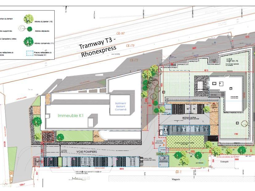 L'immeuble de bureaux "L'Echo", idéalement situé 