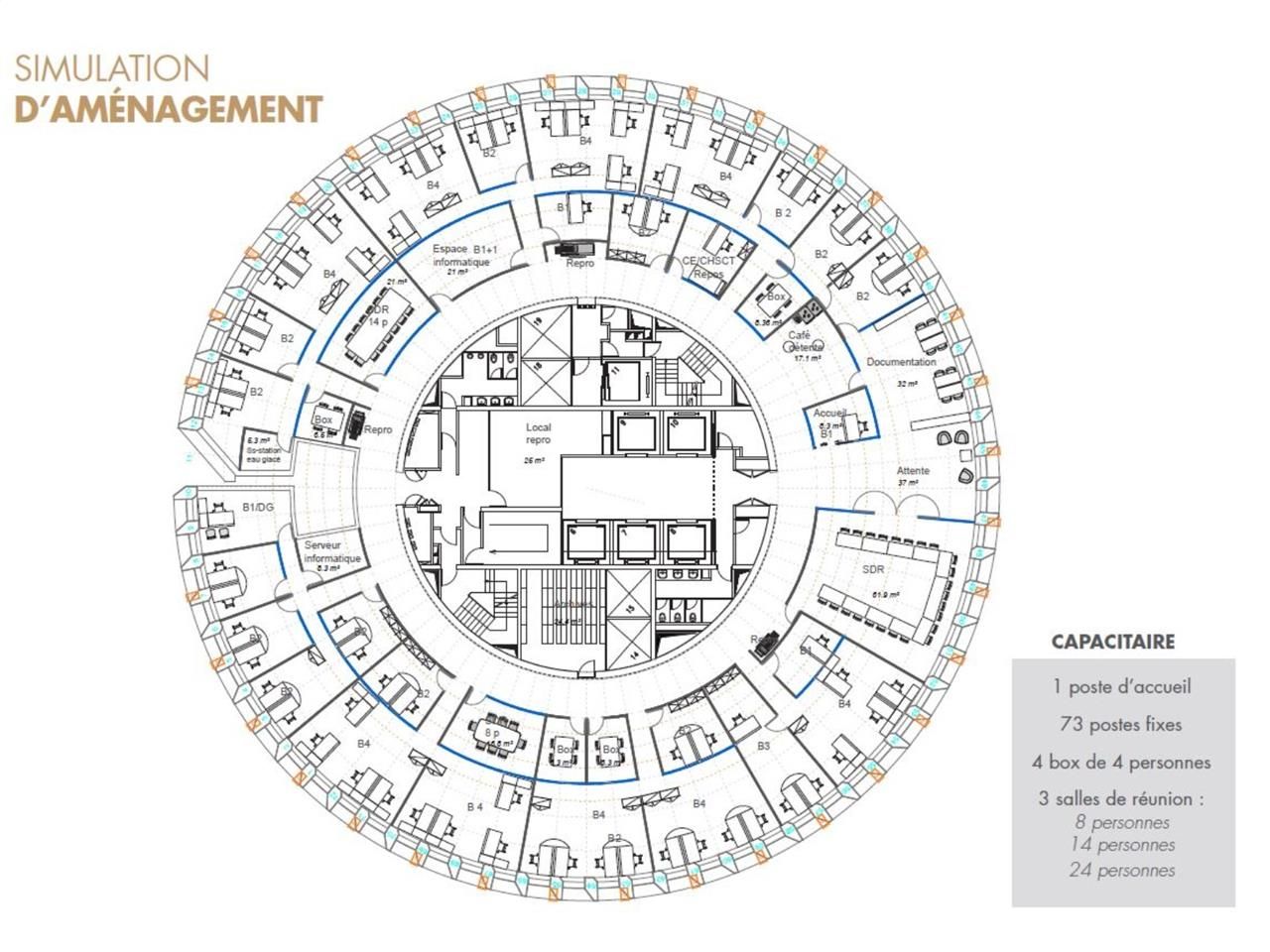 Au coeur du quartier d'affaires de Lyon Part-Dieu