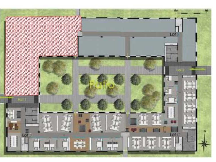 Location bureaux 2416 m² divisibles à partir de 509 m²