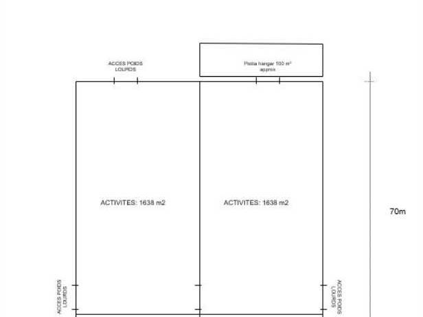 Location entrepots 4204 m² divisibles à partir de 2002 m²