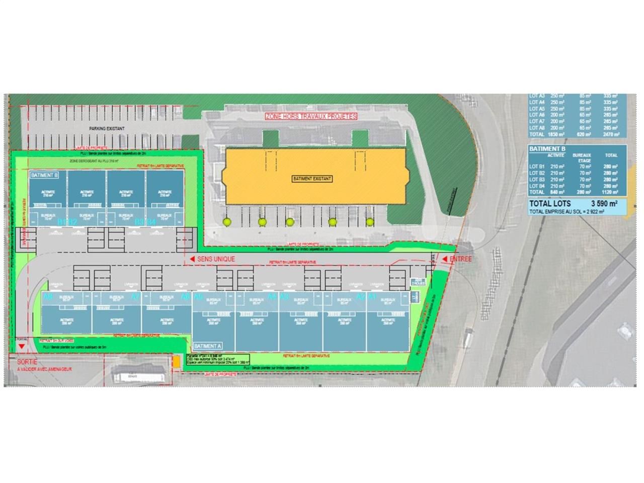 Nous vous proposons à la location des locaux d'ac