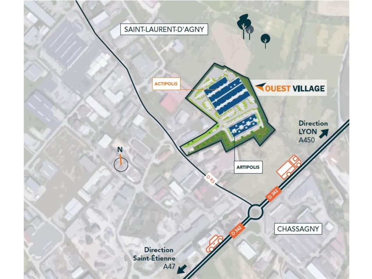 A VENDRE SUR LA COMMUNE DE SAINT LAURENT D'AGNY -