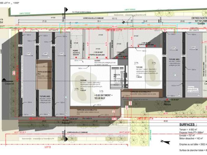 Vente entrepots 8495 m² divisibles à partir de 3434 m²