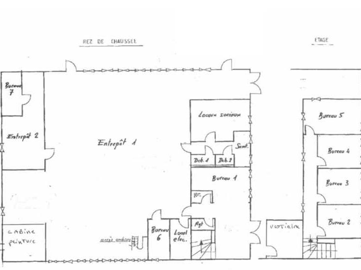 Location entrepots 1250 m² non divisibles