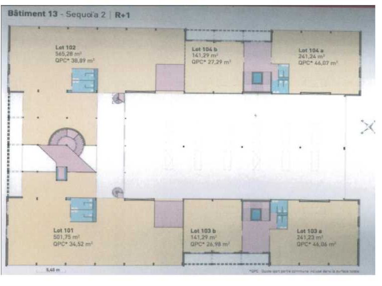 Location entrepots 1990 m² non divisibles