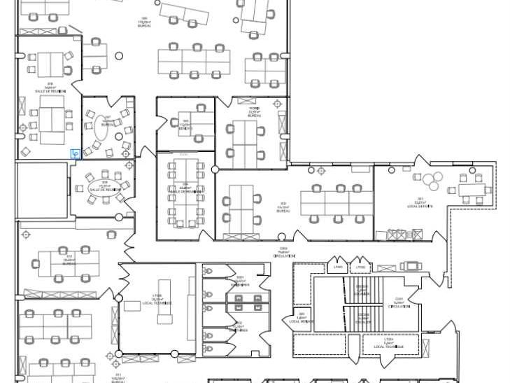 Location bureaux 4135 m² divisibles à partir de 1068 m²