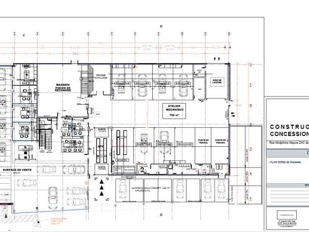 Location entrepots 1909 m² non divisibles