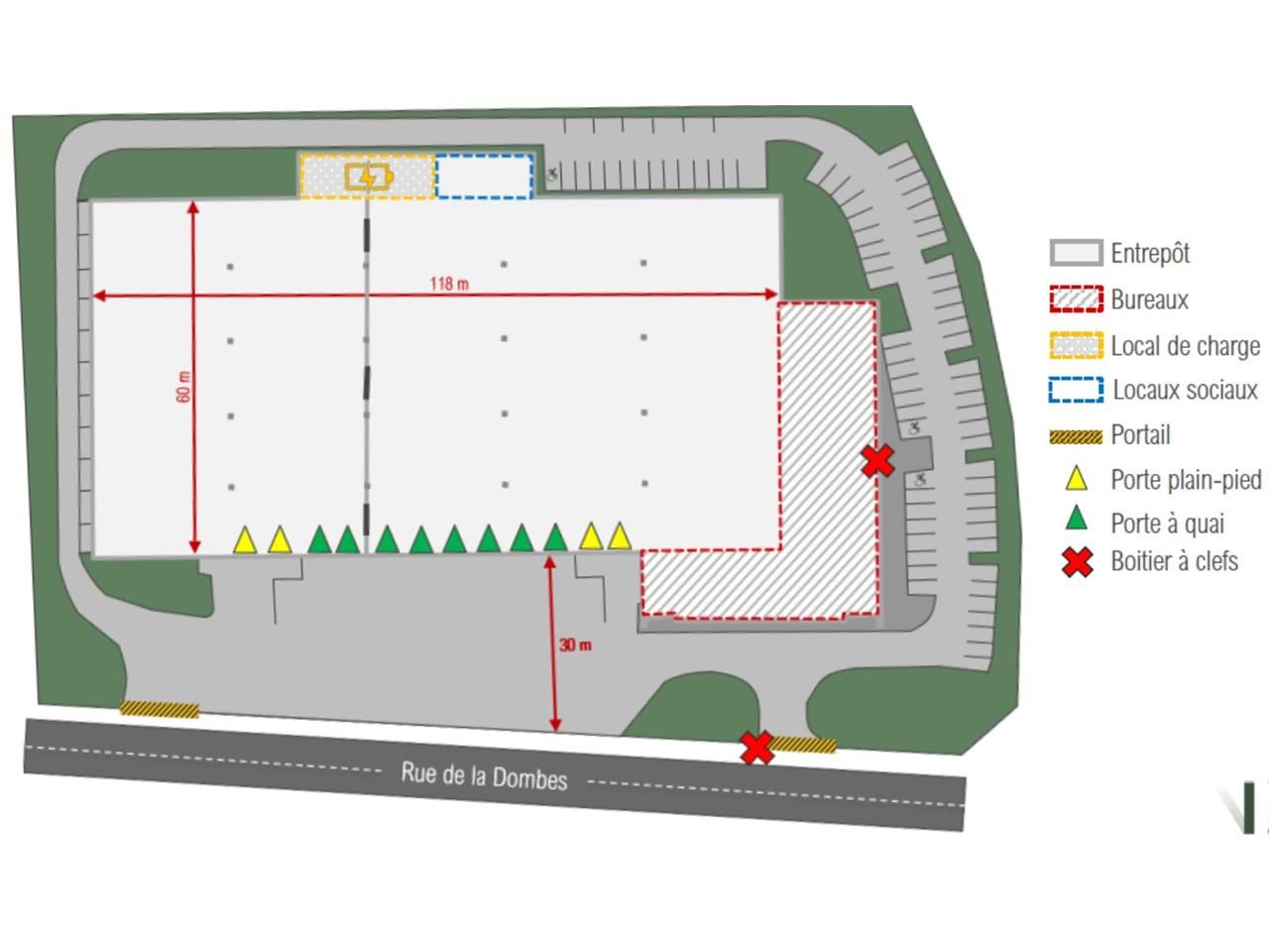 À louer - Entrepôt industriel de 10 746 m² à Miri