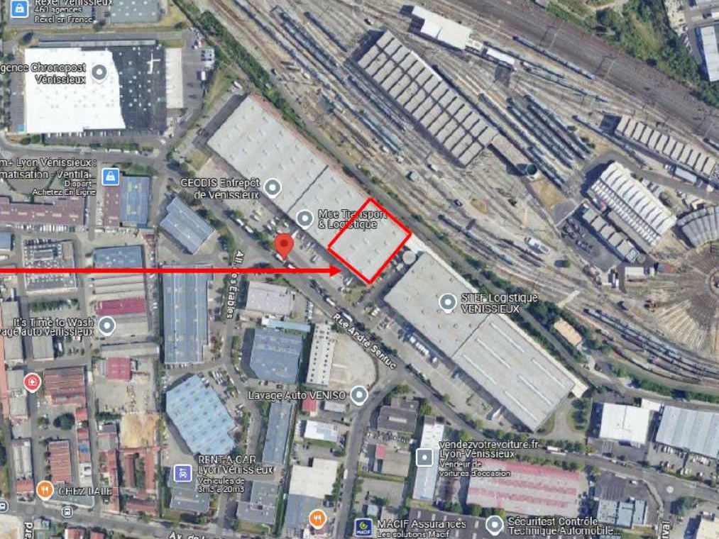 Location entrepots 3688 m² non divisibles