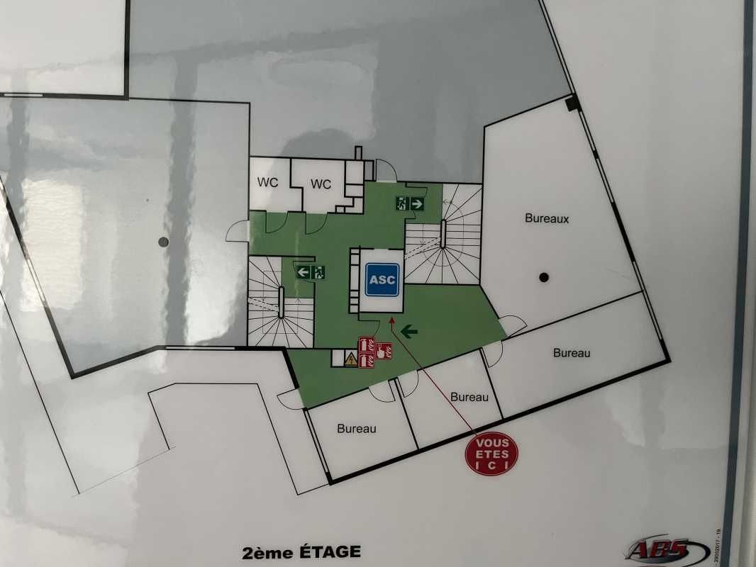 Location bureaux 456 m² divisibles à partir de 110 m²