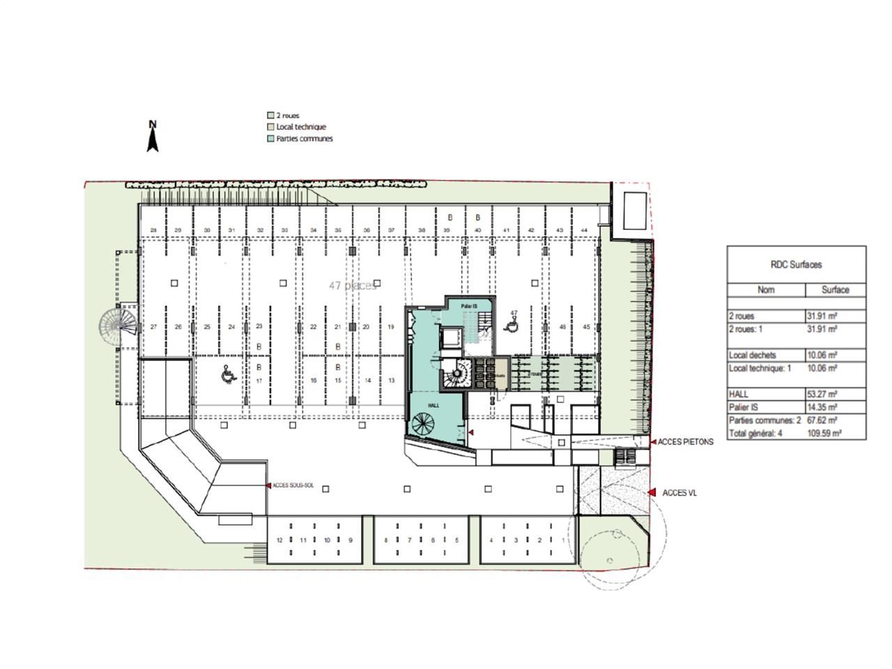 Situé au coeur du TECHLID, deuxième pôle tertiair