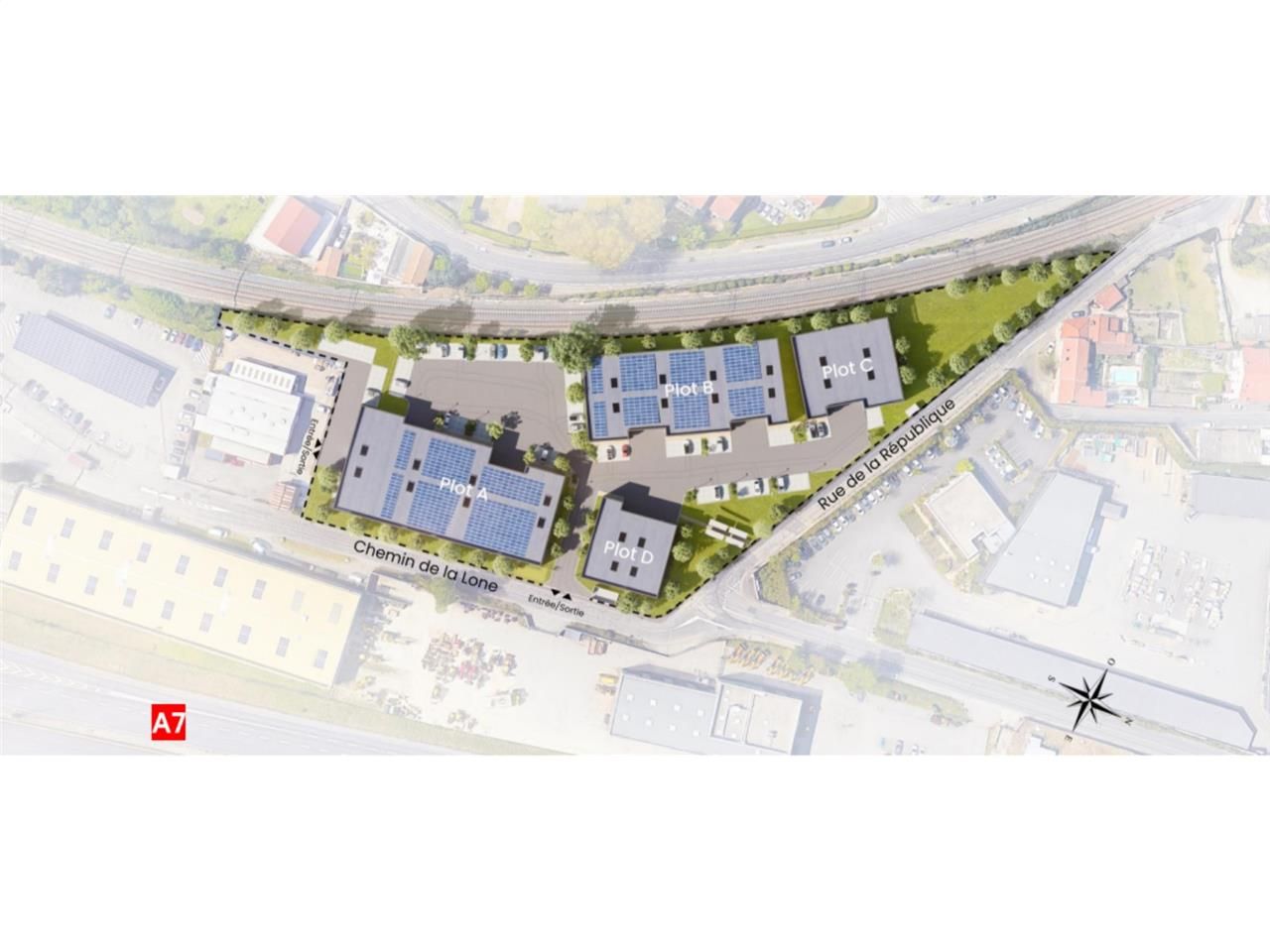 Situé au 19, chemin de la Lone à Pierre-Bénite, c